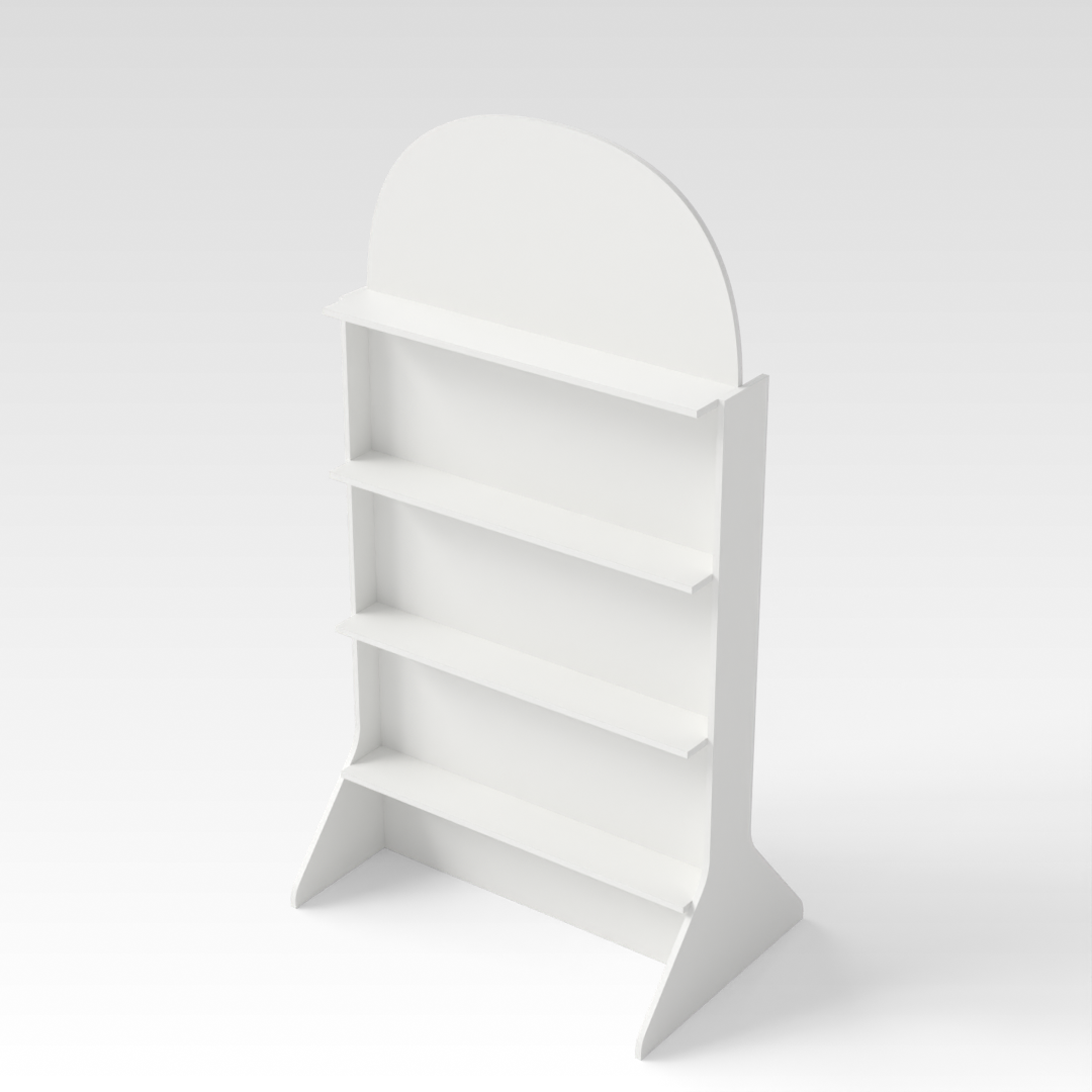 Warm White Bookshelf