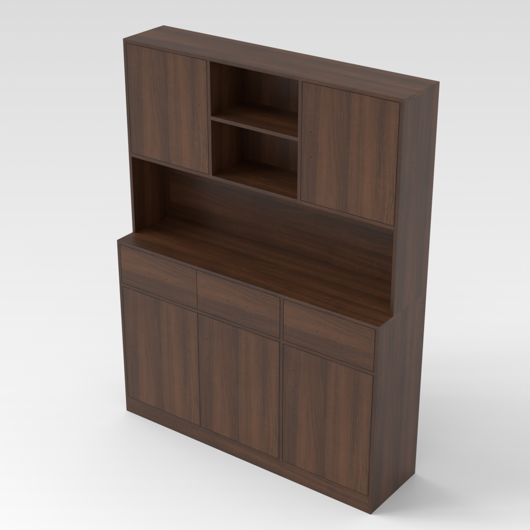 Prairie Oak Shoe Cabinet