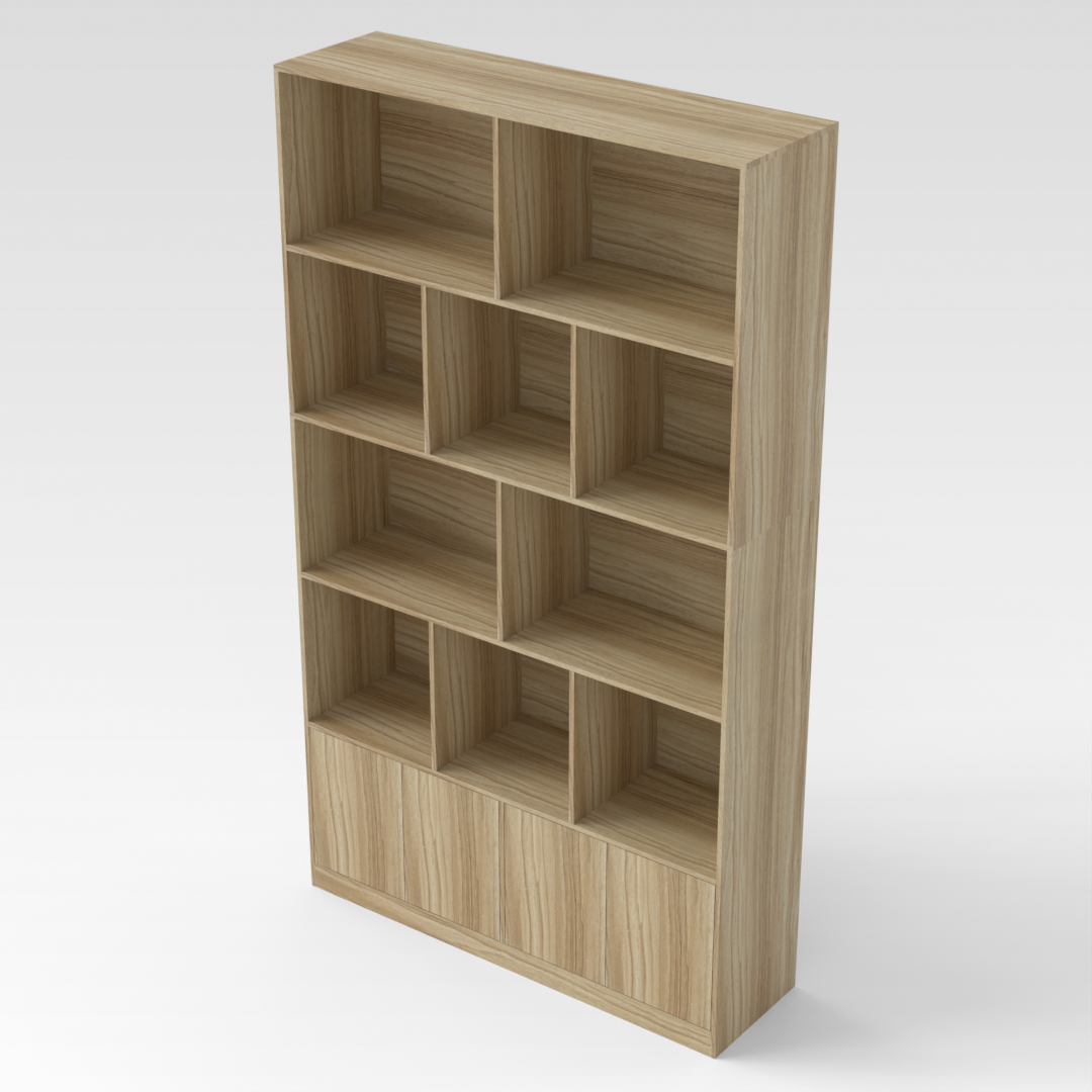 Country Oak Bookcase