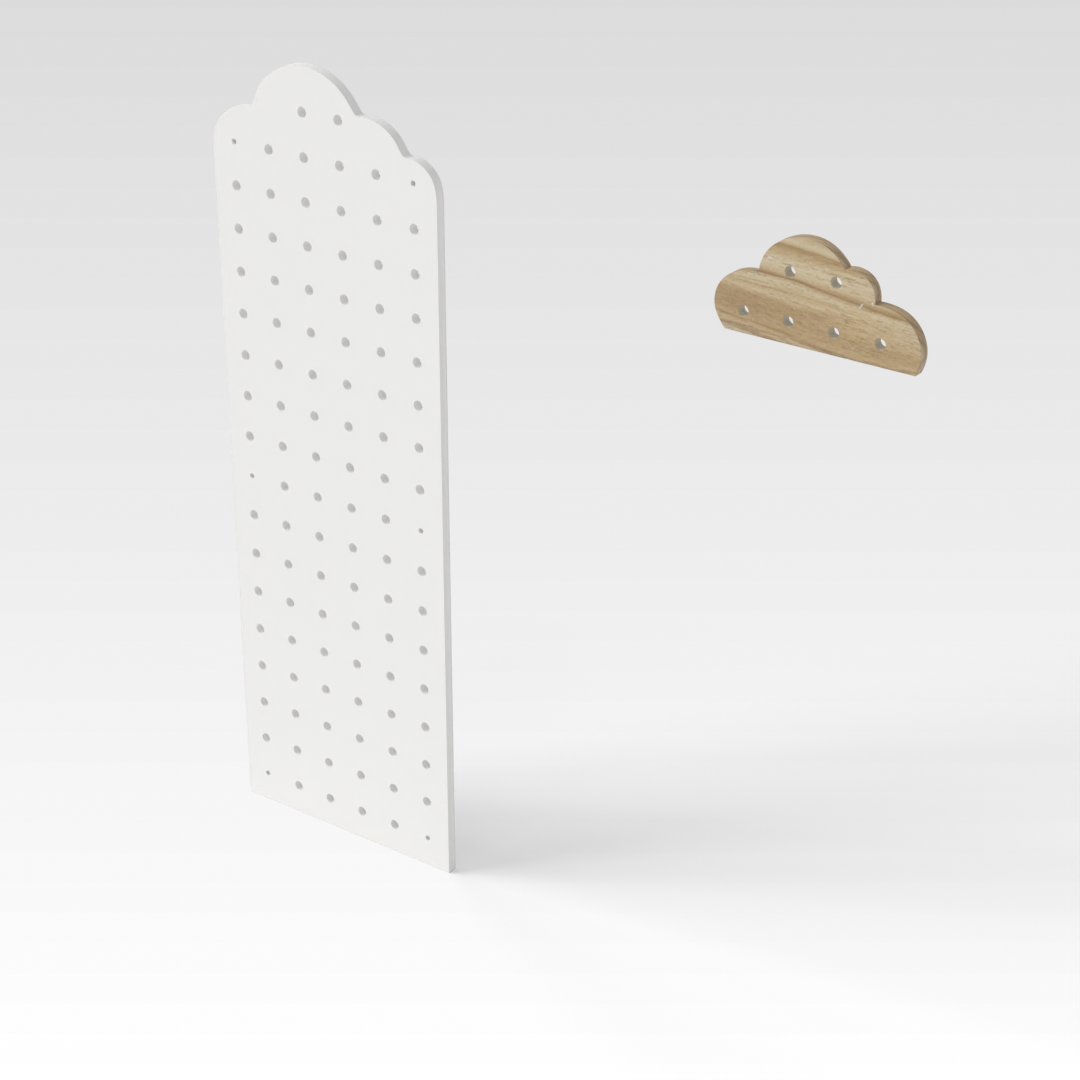 Warm White Pegboard