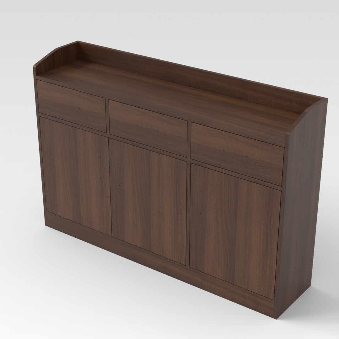 Prairie Oak Shoe Cabinet