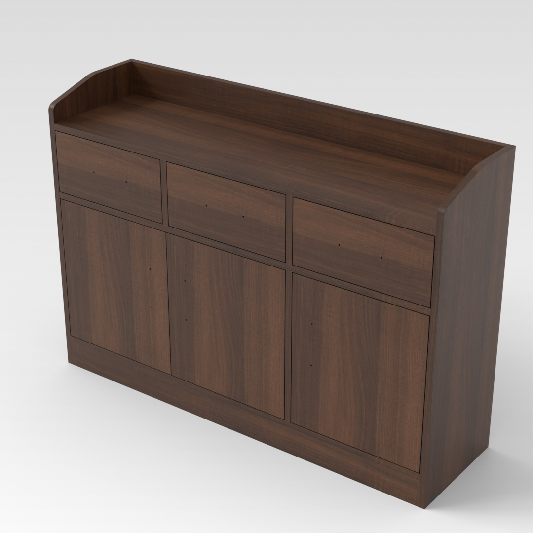 Prairie Oak Shoe Cabinet