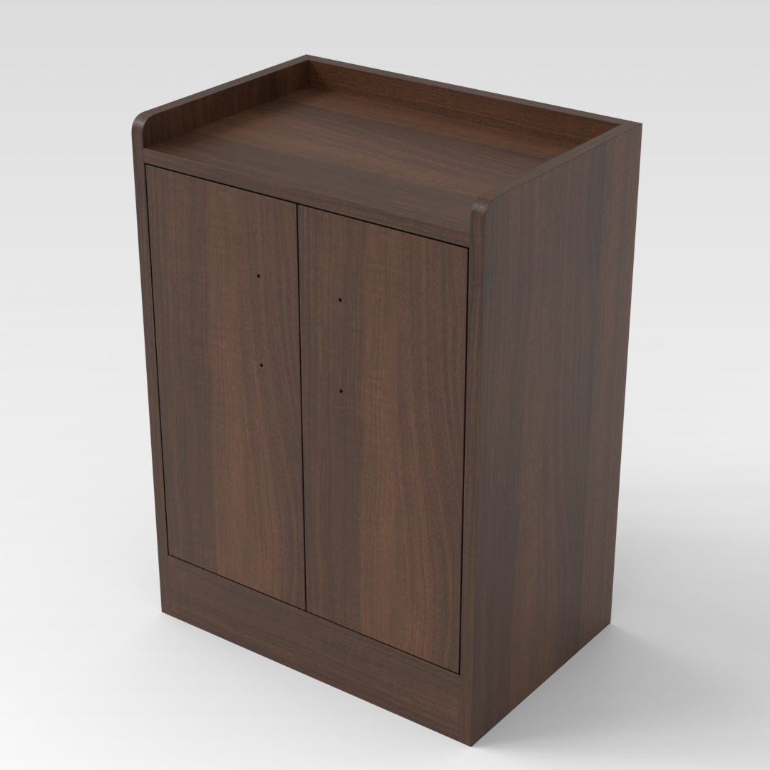 Prairie Oak Shoe Cabinet