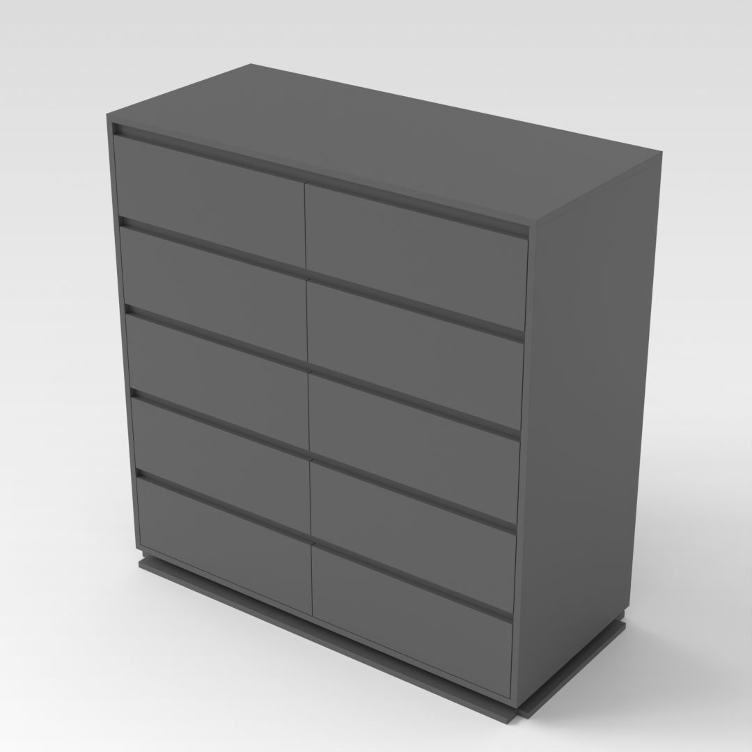 Sky Gray Shoe Cabinet