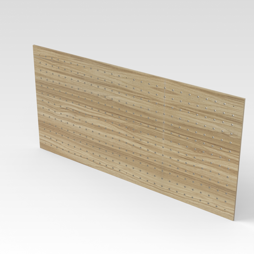 Country Oak Pegboard