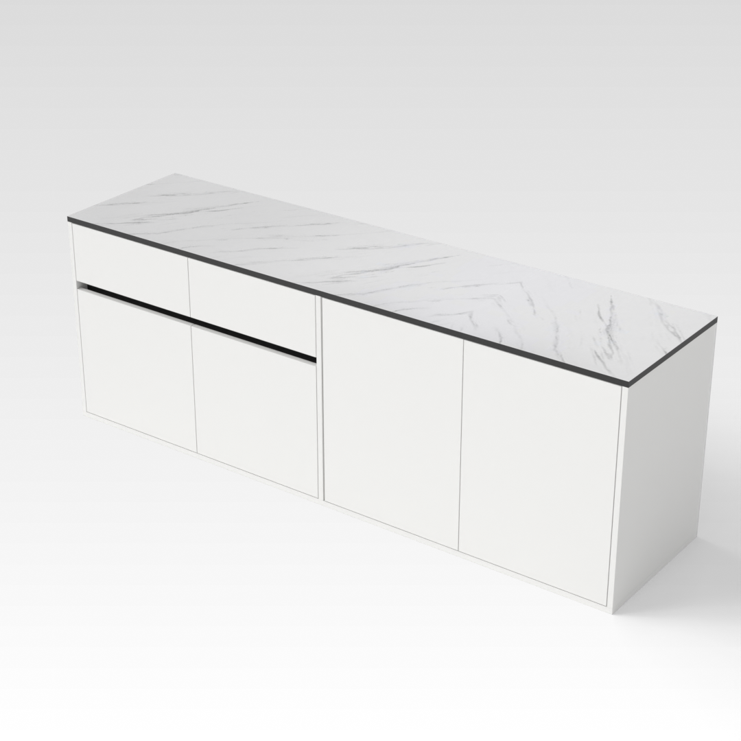 Warm White Shoe Cabinet