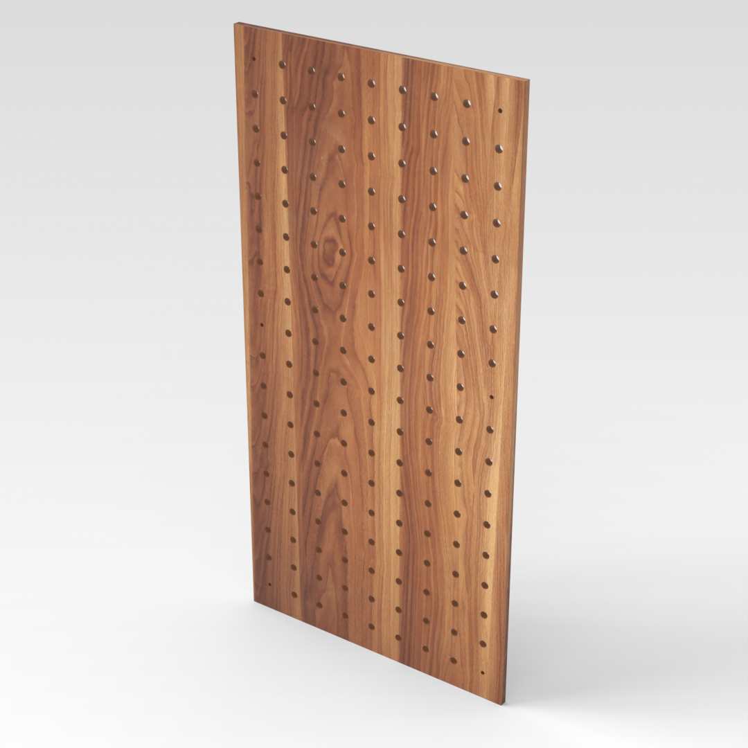 American Walnut Pegboard