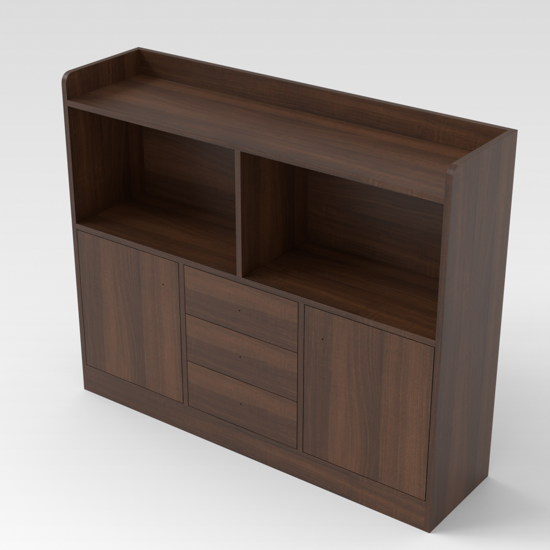 Prairie Oak Shoe Cabinet