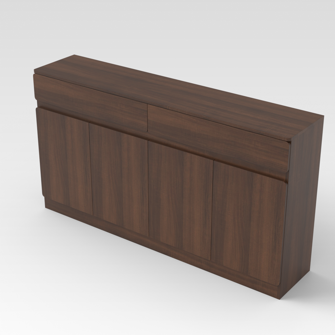 Prairie Oak Shoe Cabinet