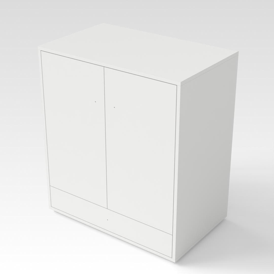 Warm White Shoe Cabinet