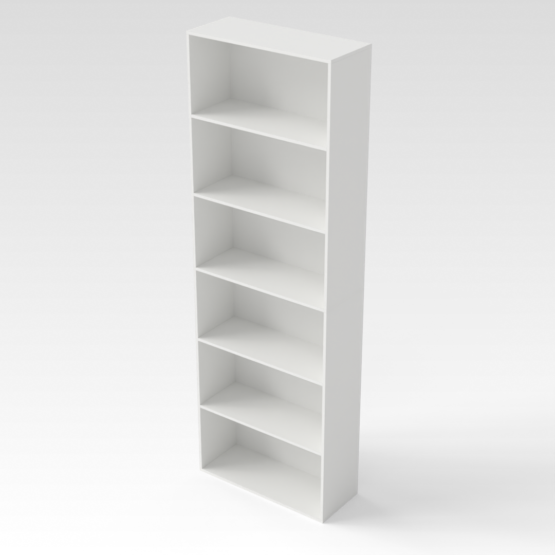 Warm White Bookcase