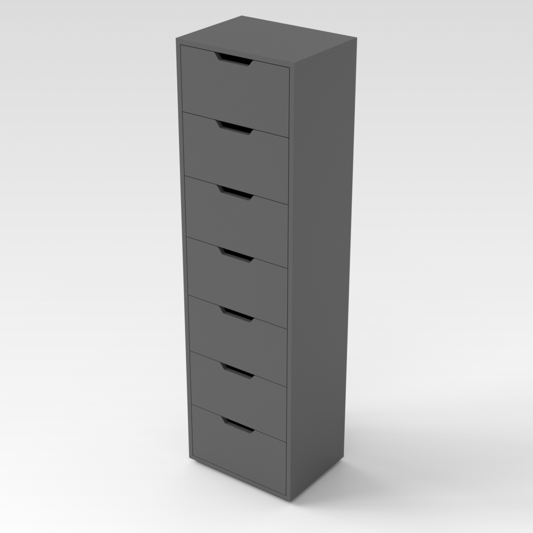 Sky Gray Dresser