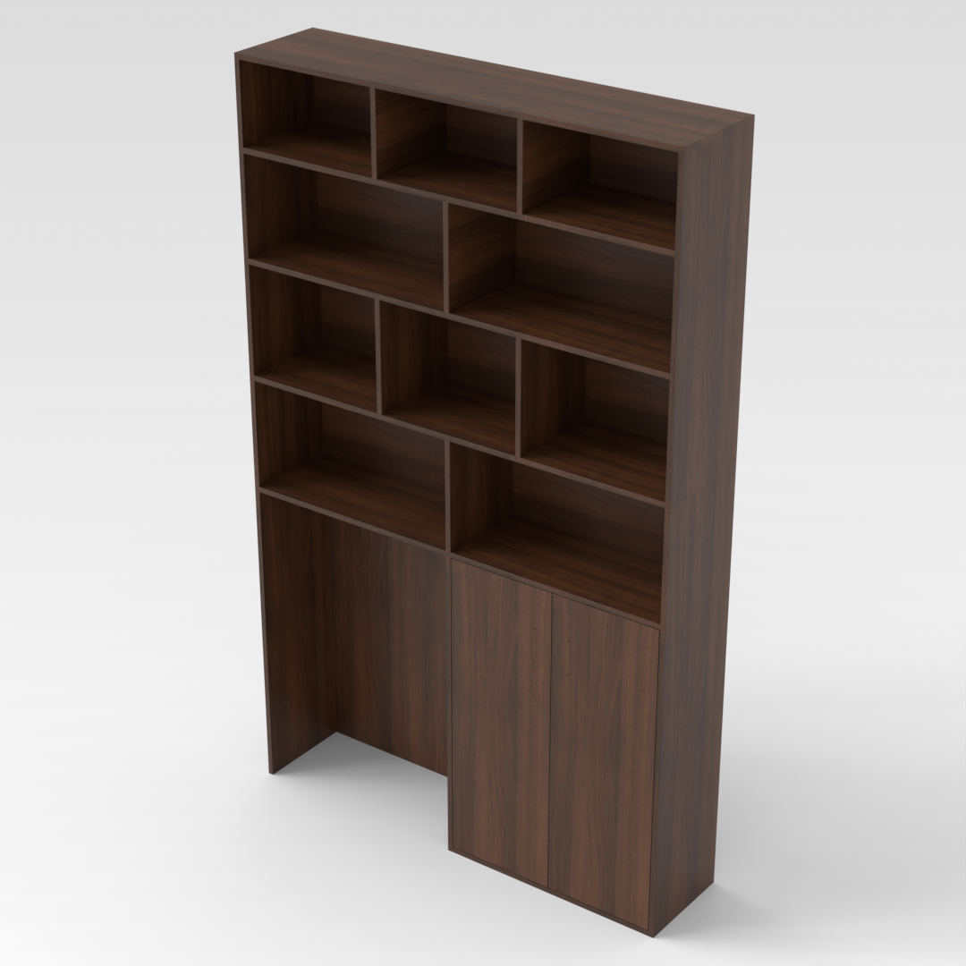 Prairie Oak Shoe Cabinet