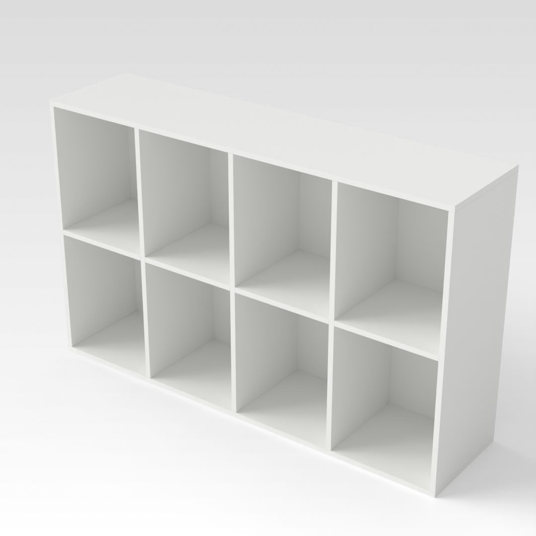 Warm White Bookshelf