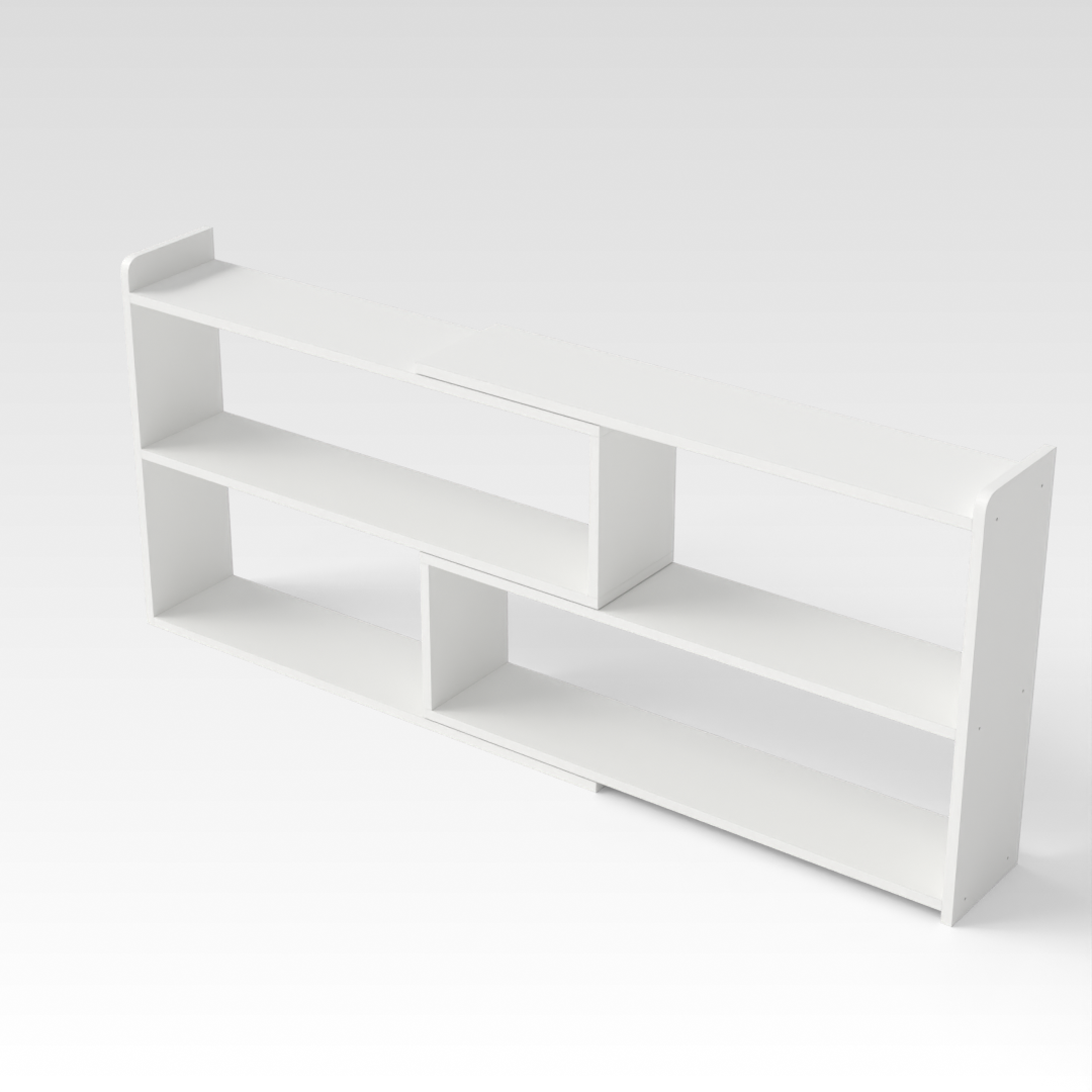 Warm White Bookshelf