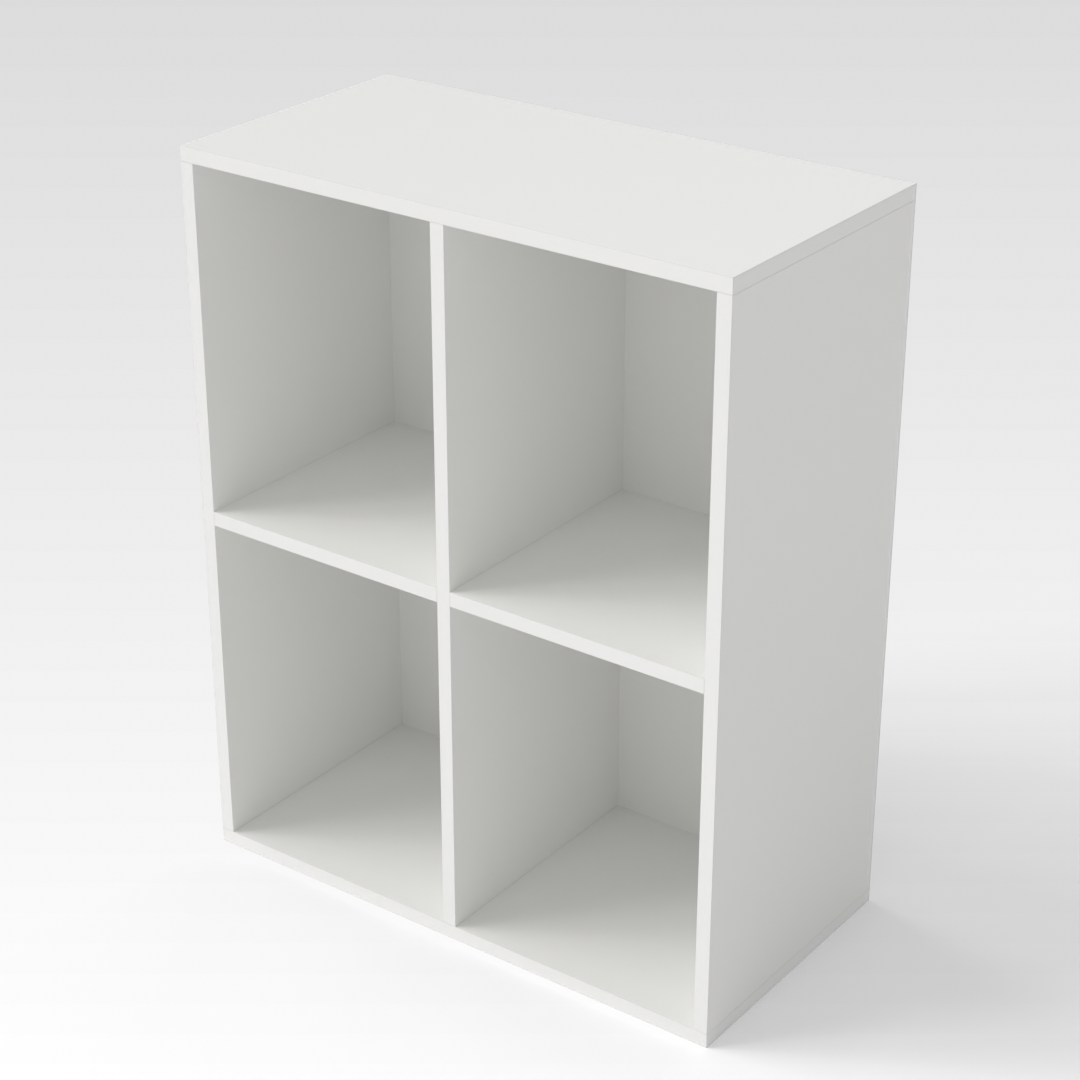 Warm White Bookshelf