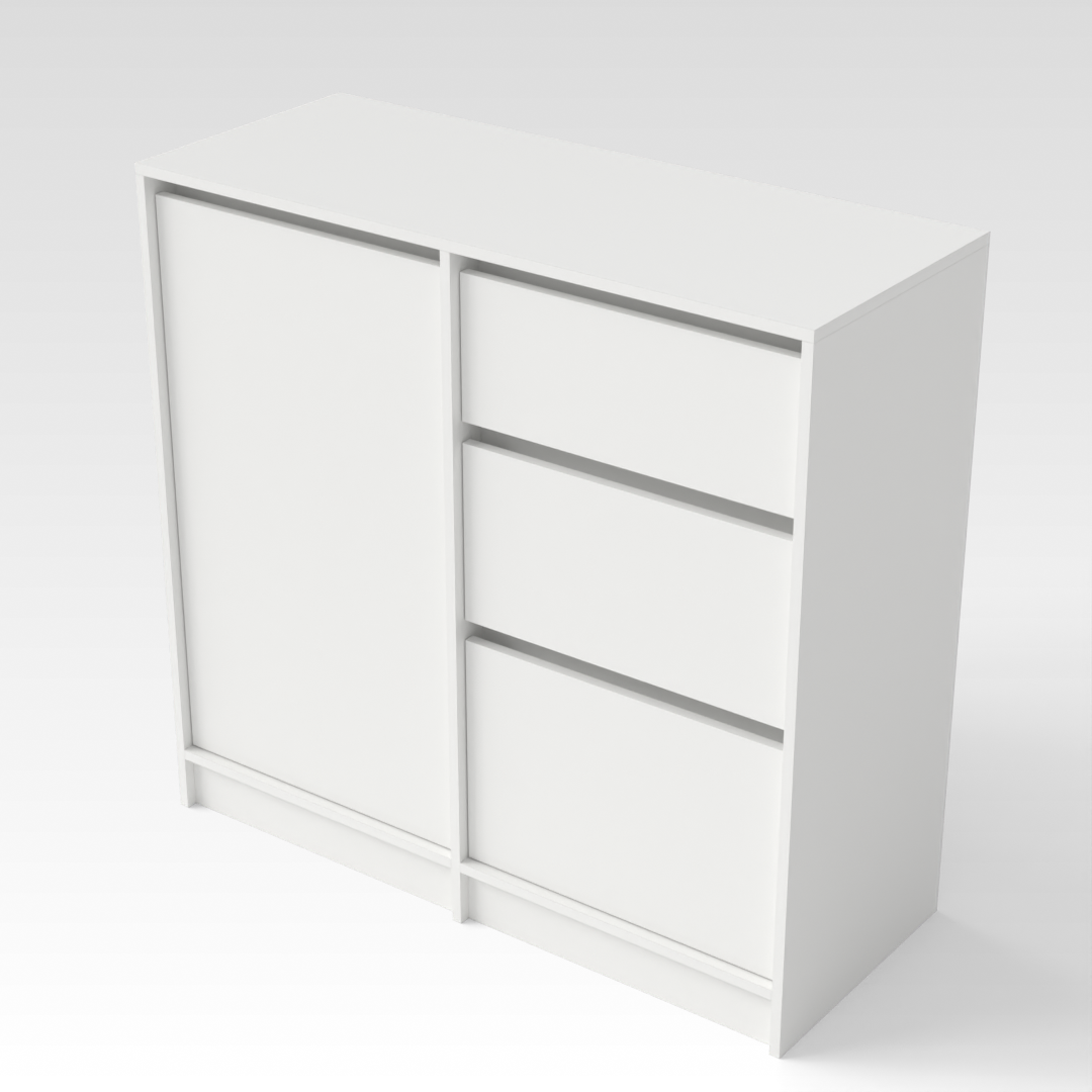 Warm White Sideboard