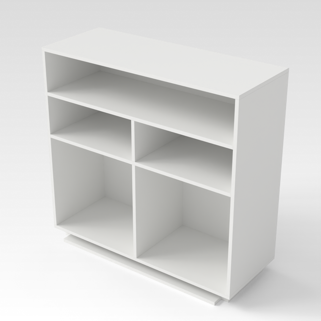 Warm White File Cabinet