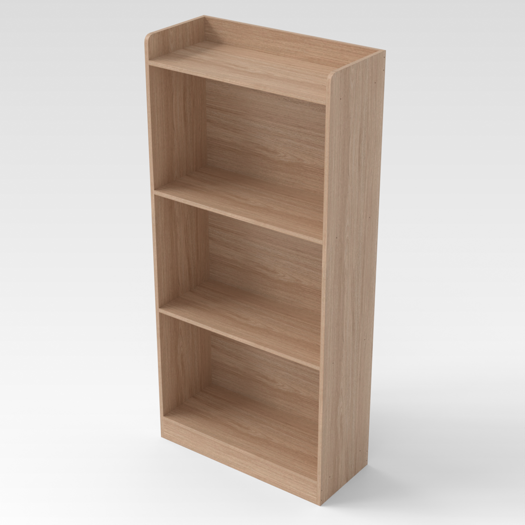 Breeze Natural Wood Bookshelf