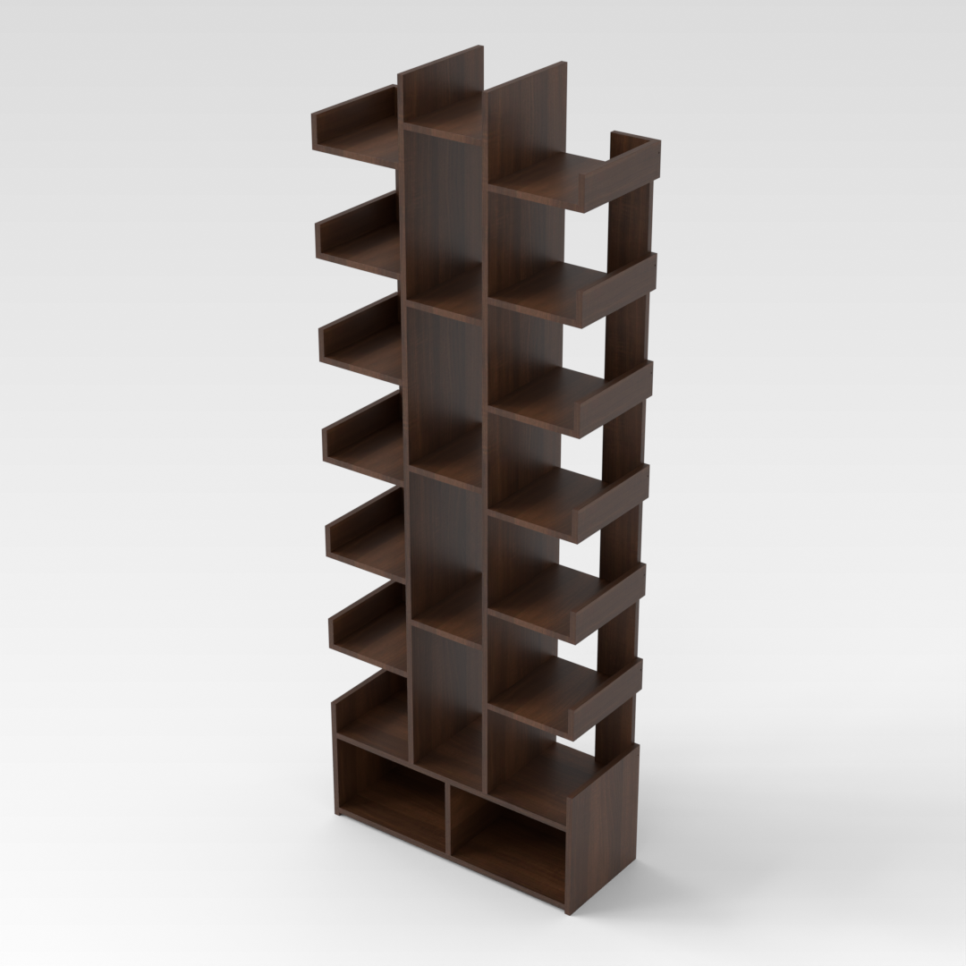 Prairie Oak Bookshelf