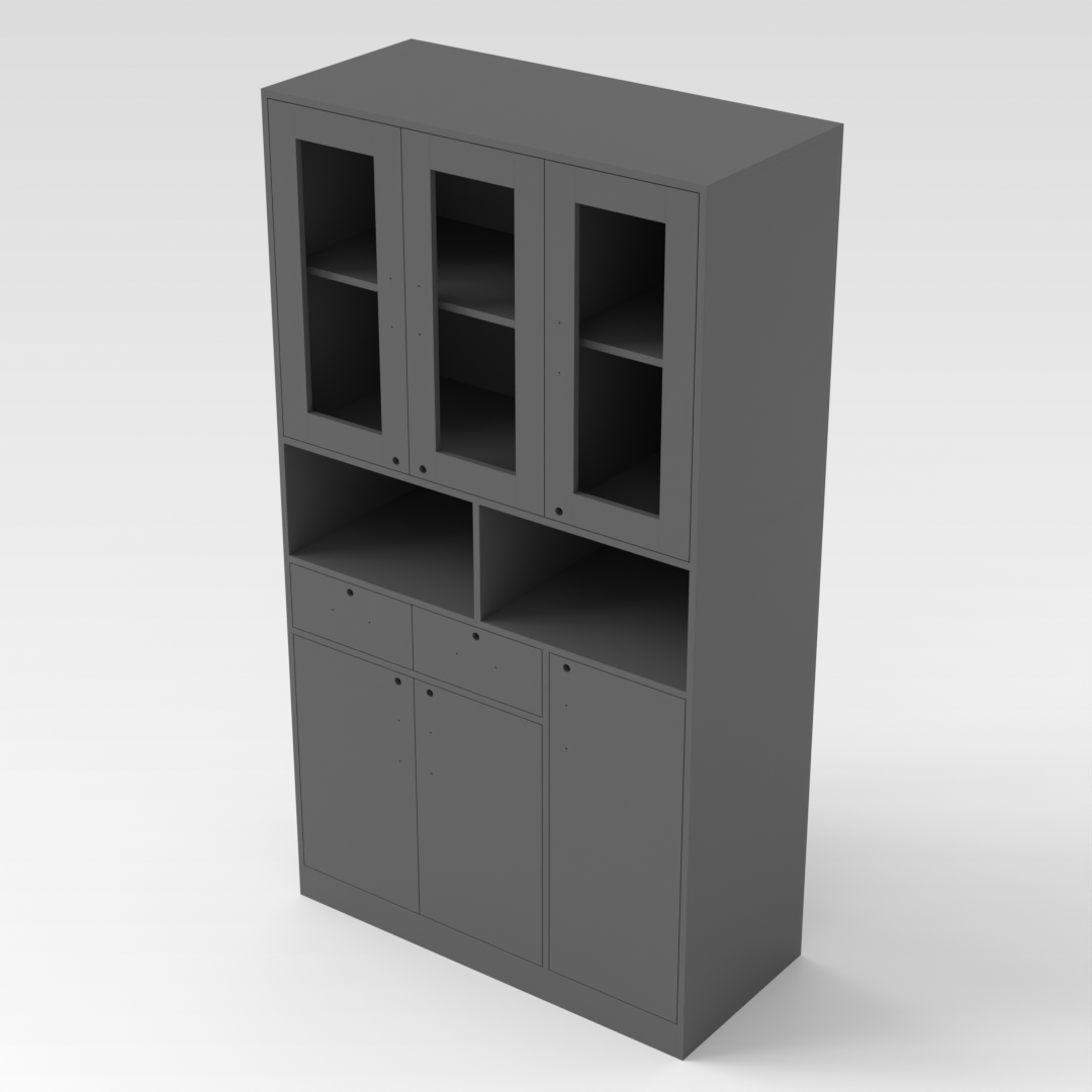 Sky Gray Accent Cabinet