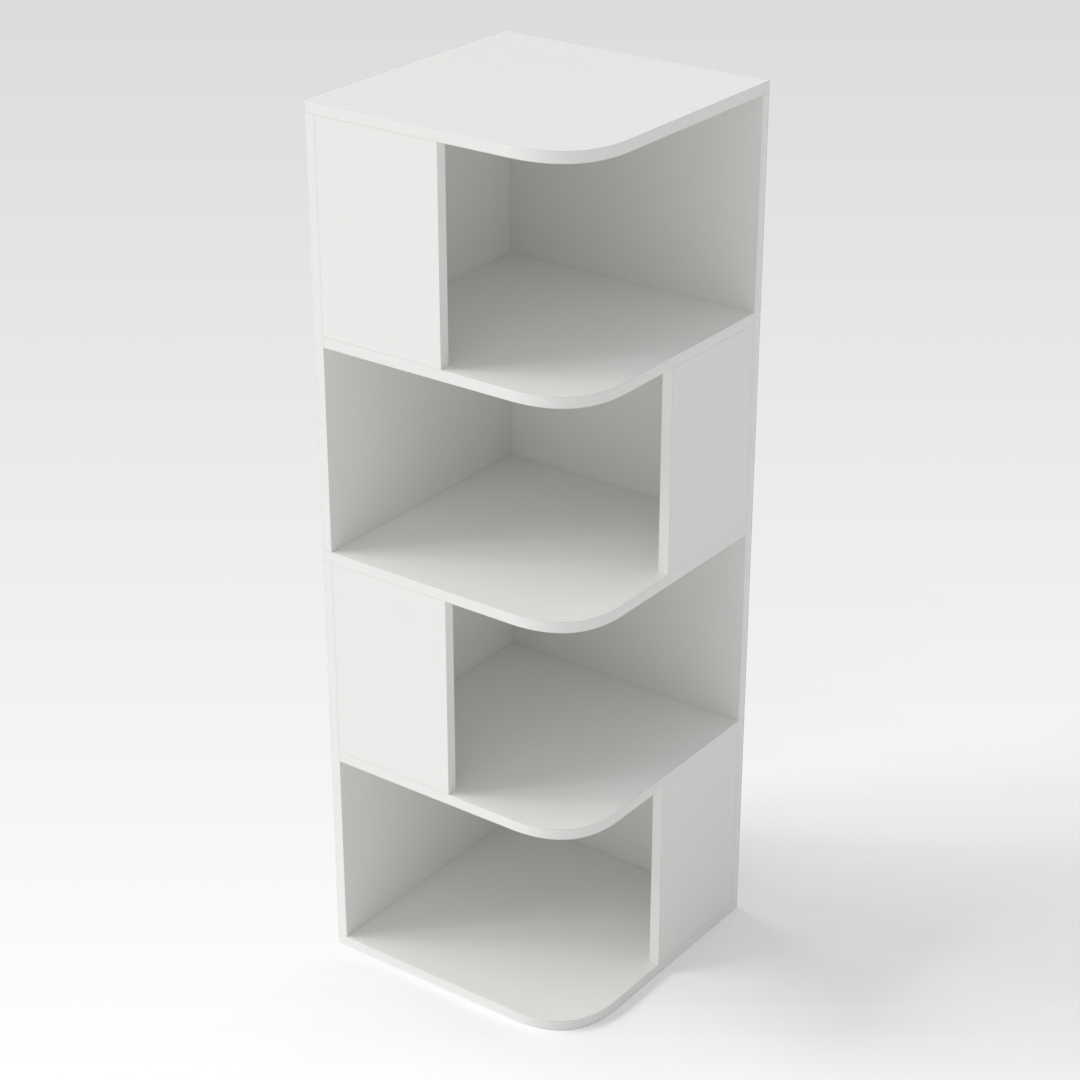Warm White Bookshelf