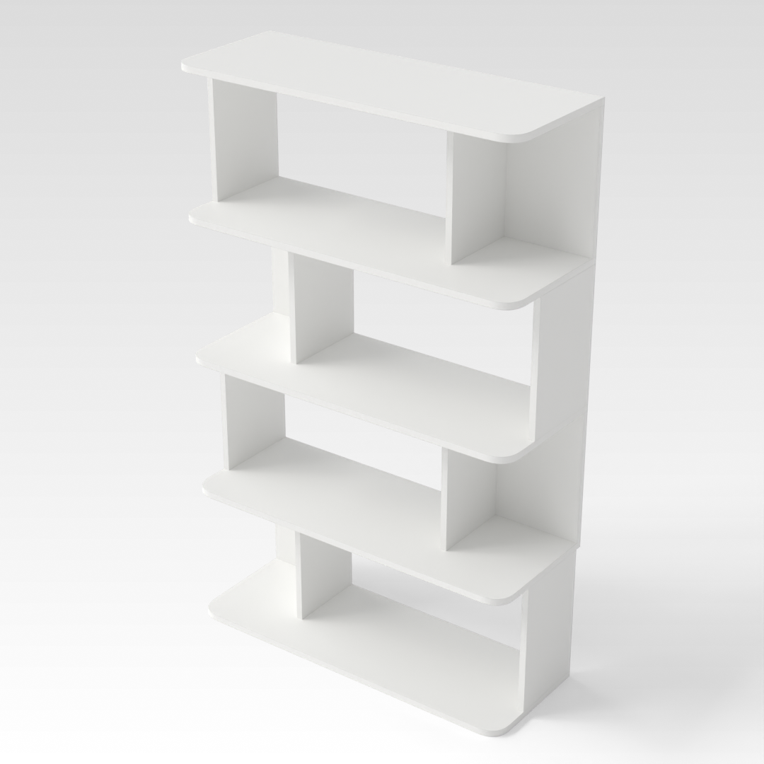 Warm White Bookshelf