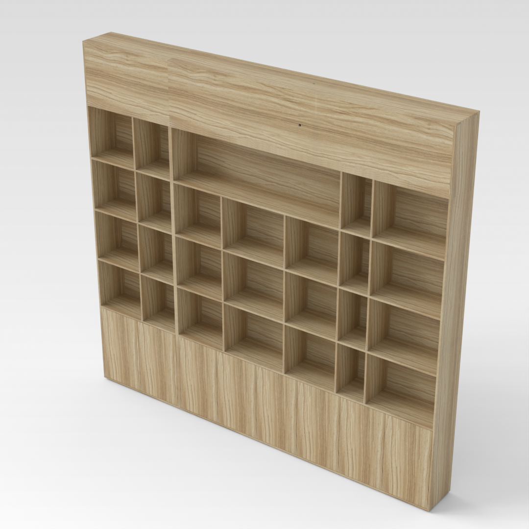 Country Oak Bookshelf