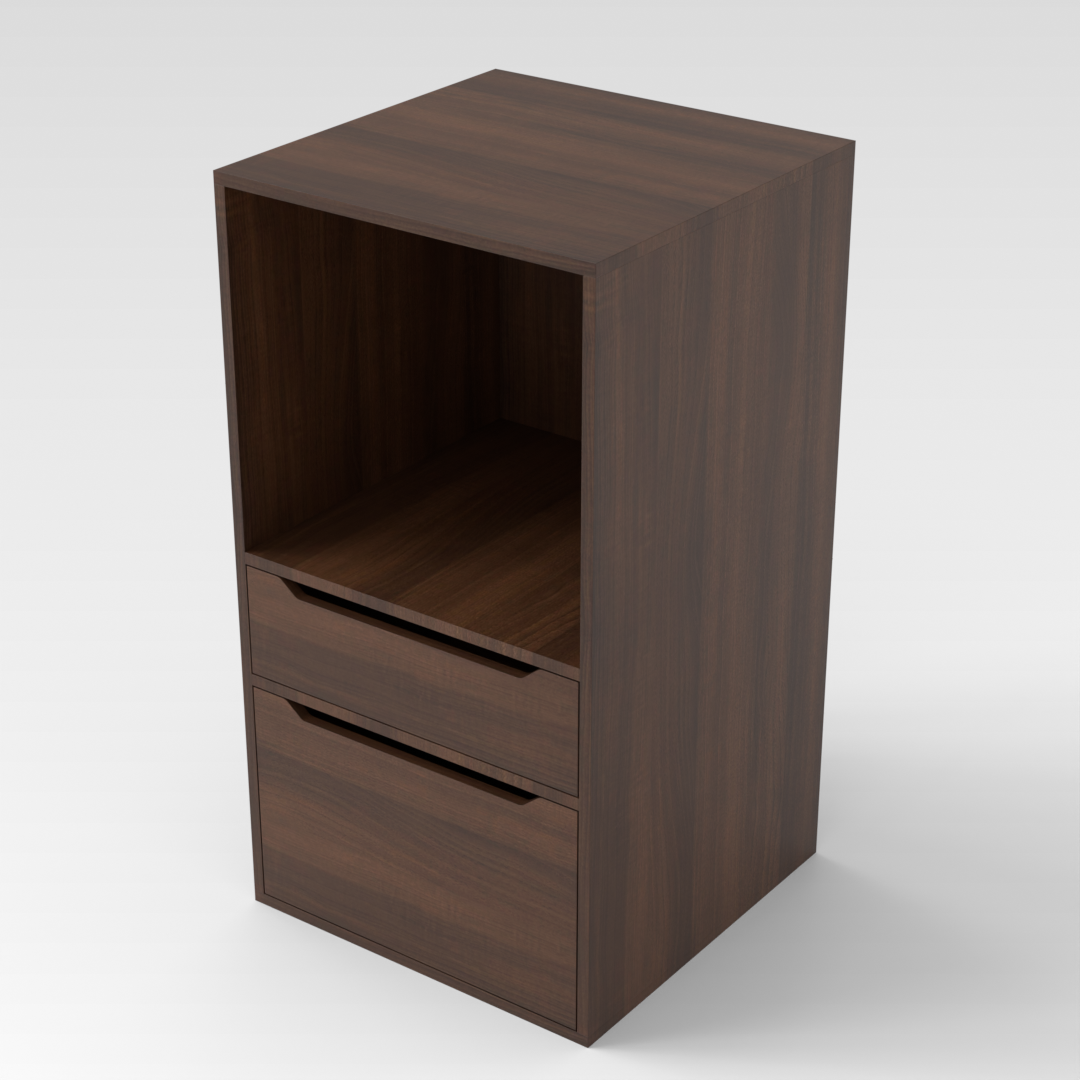 Prairie Oak Shoe Cabinet