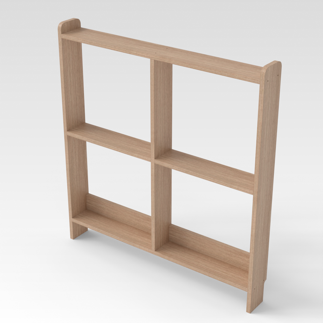 Breeze Natural Wood Storage Rack