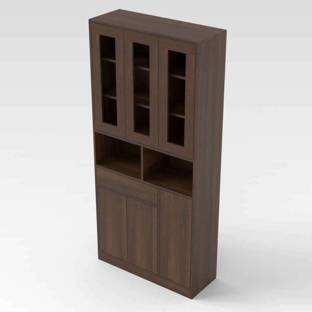 Prairie Oak Shoe Cabinet
