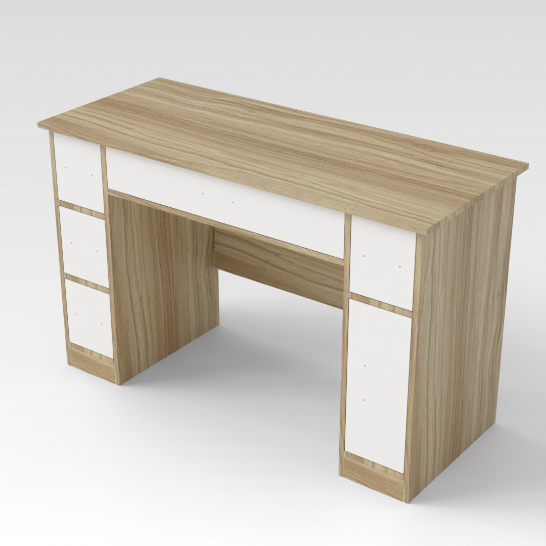 Country Oak & Warm White Shoe Cabinet