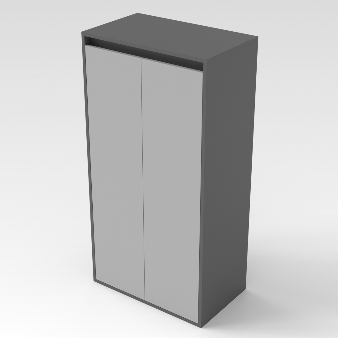 Sky Gray & Light Gray Shoe Cabinet