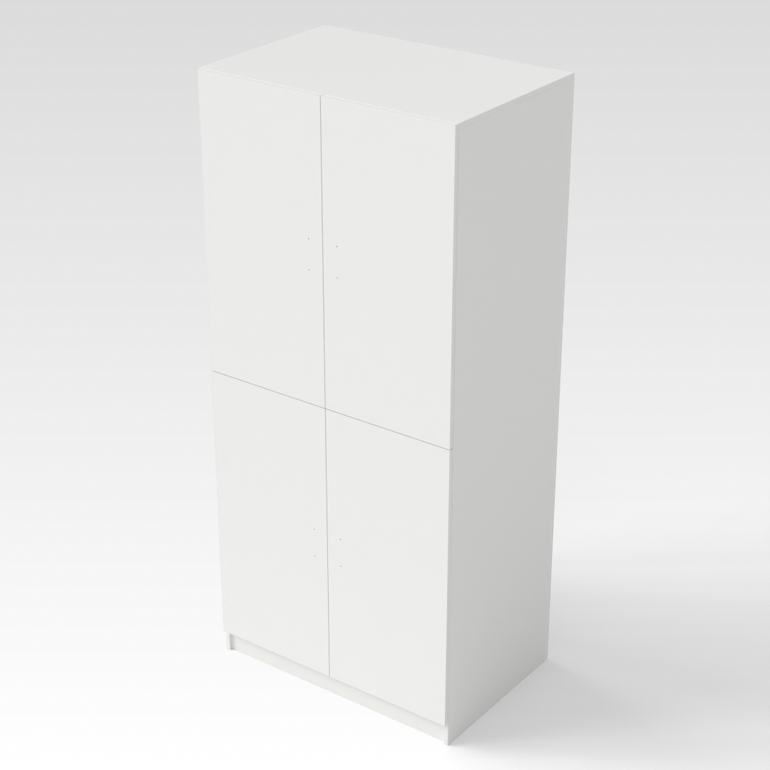 Warm White Shoe Cabinet
