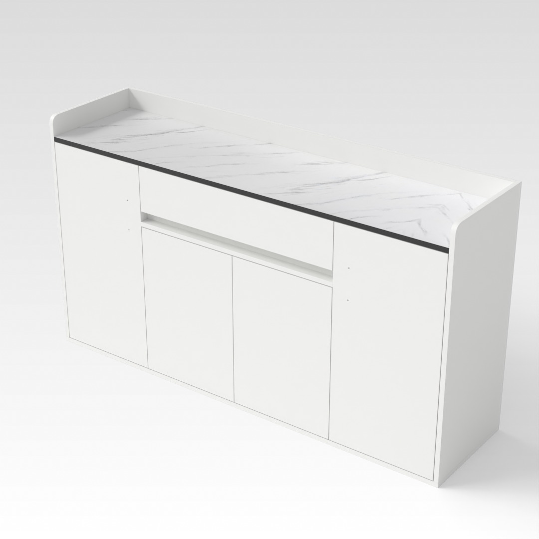 Warm White Shoe Cabinet