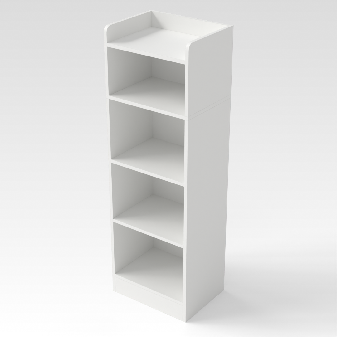 Warm White Bookcase