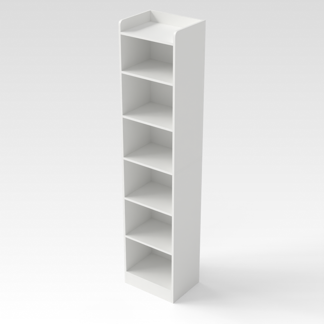 Warm White Bookcase