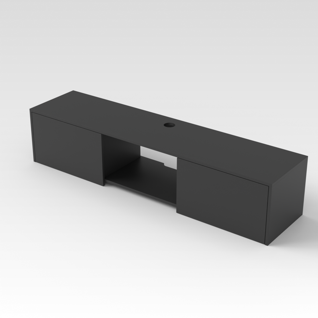 Black TV Stand
