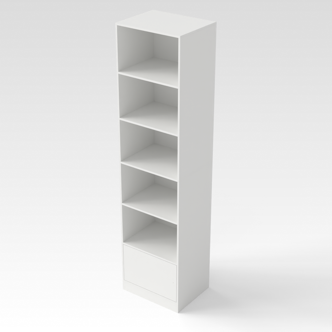Warm White Bookcase