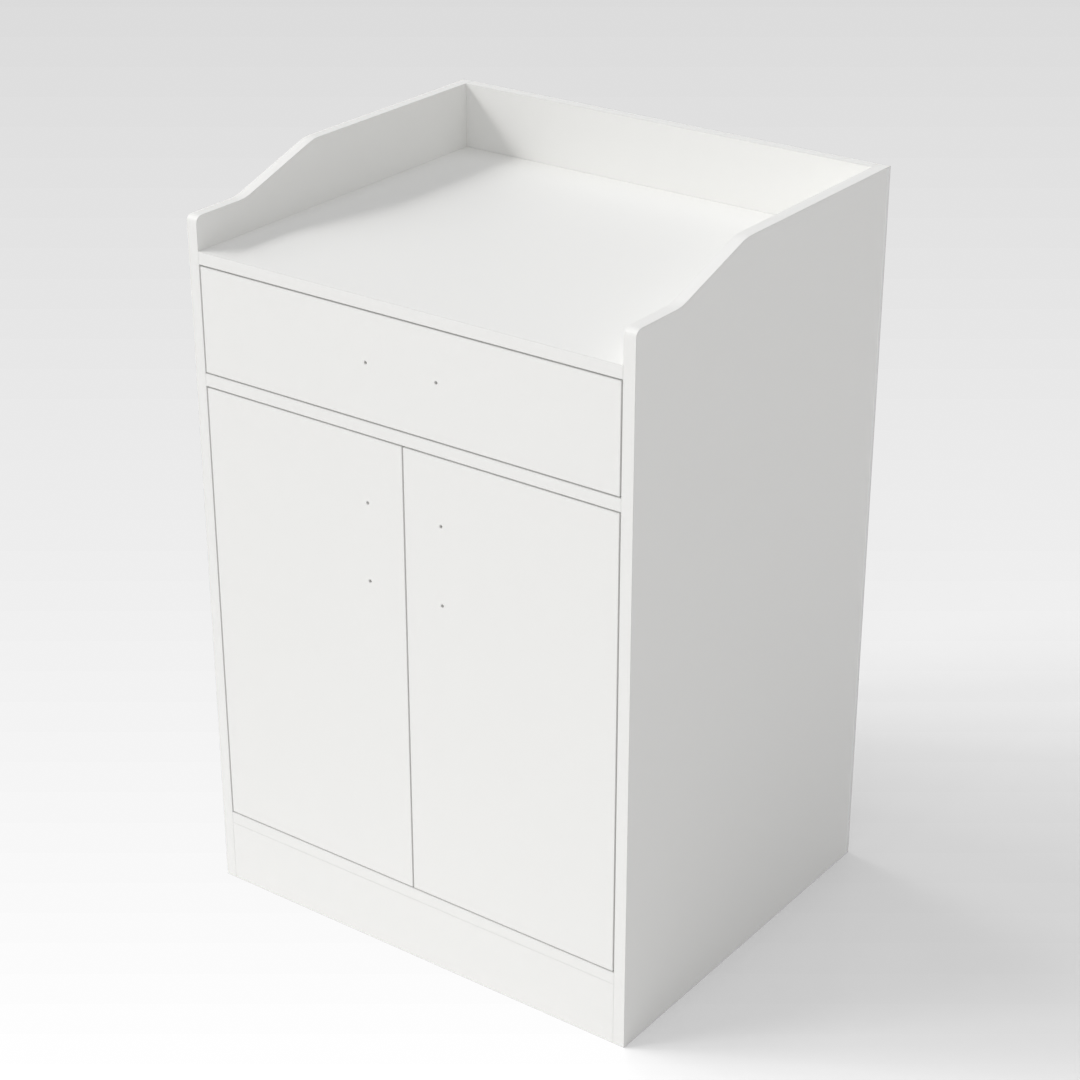 Warm White Shoe Cabinet