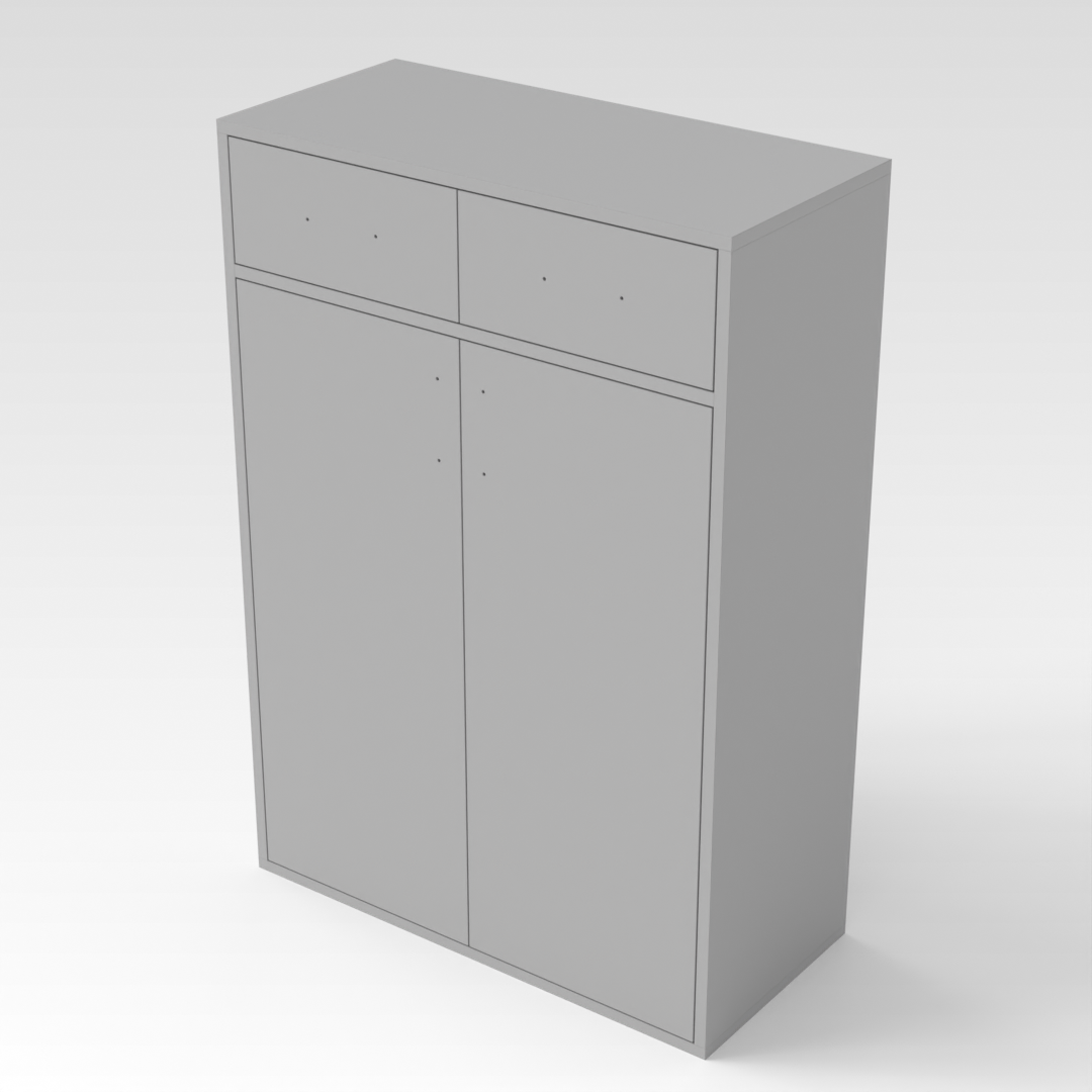 Light Gray Shoe Cabinet