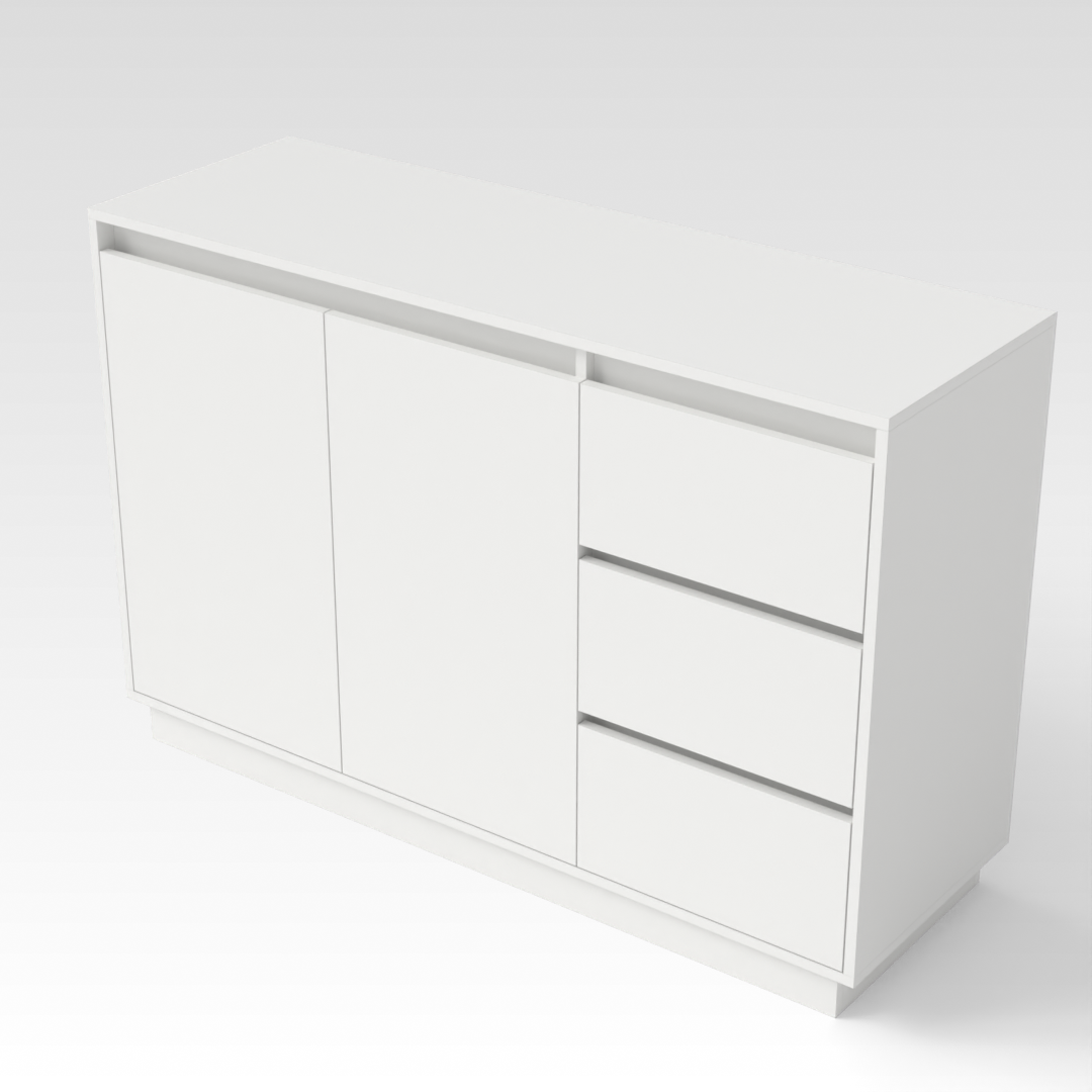 Warm White Dresser