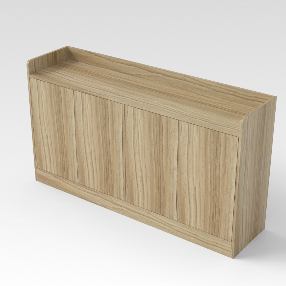 Country Oak Shoe Cabinet