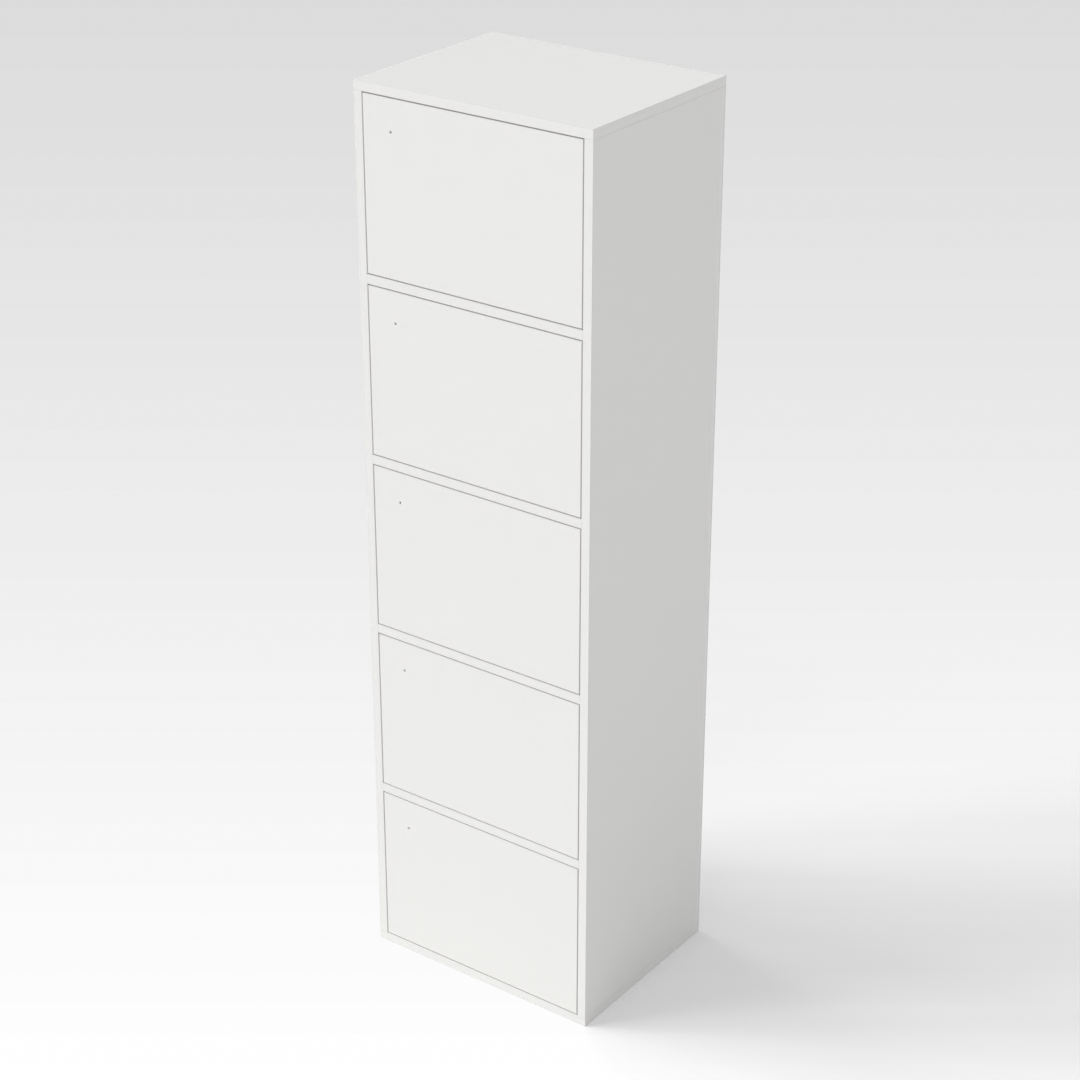 Warm White Shoe Cabinet