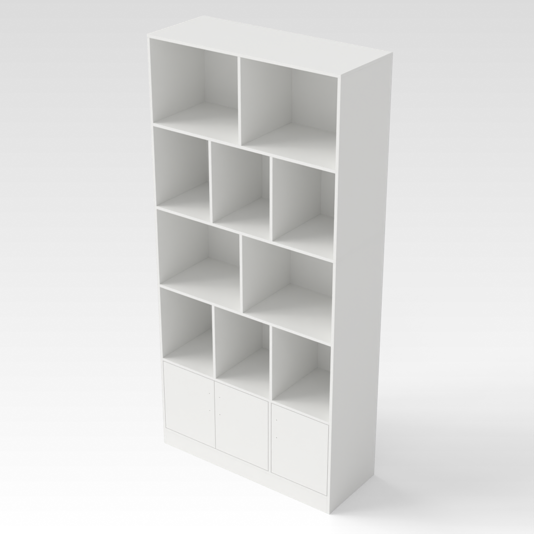 Warm White Bookshelf