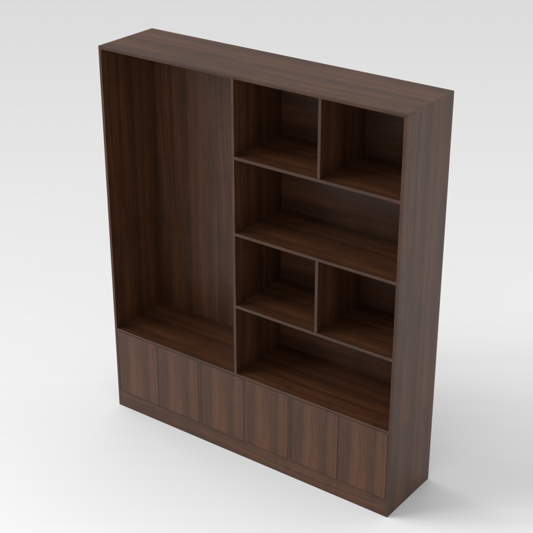 Prairie Oak Bookshelf