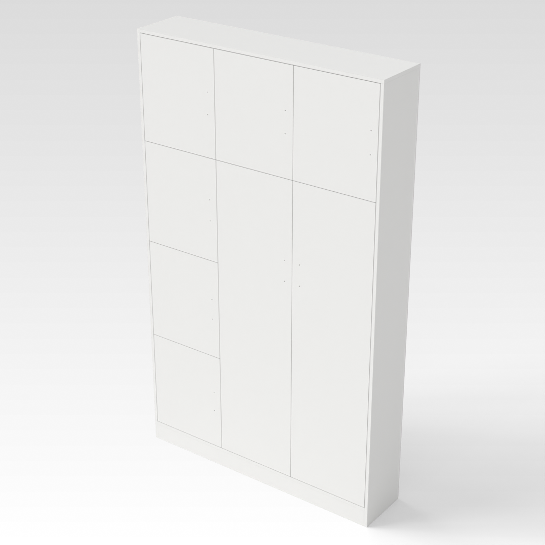 Warm White Bookcase