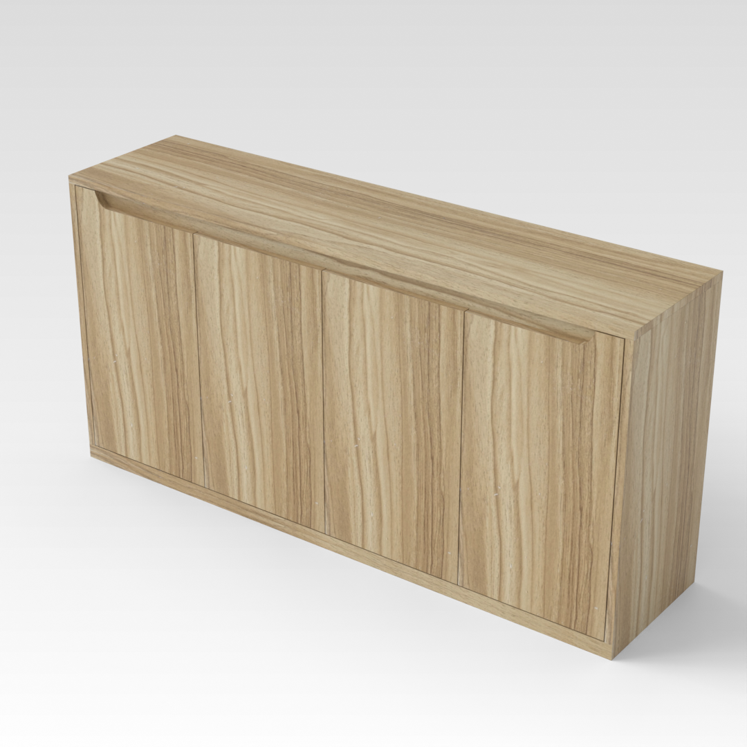 Country Oak Shoe Cabinet