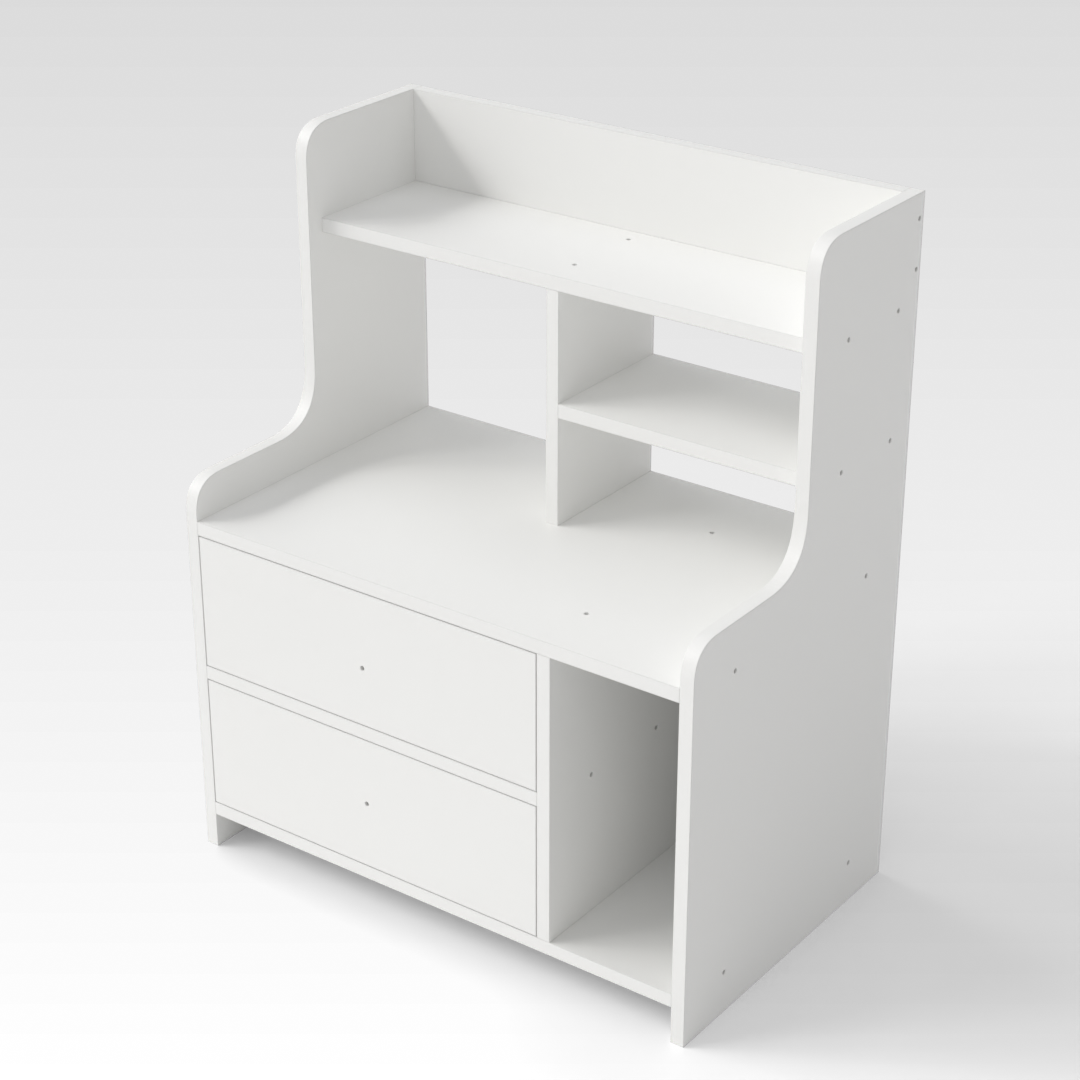 Warm White Nightstand