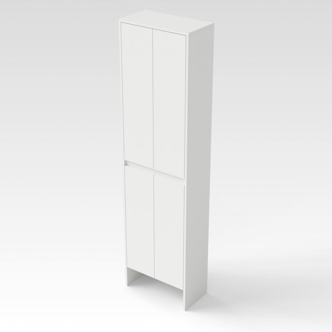 Warm White Shoe Cabinet